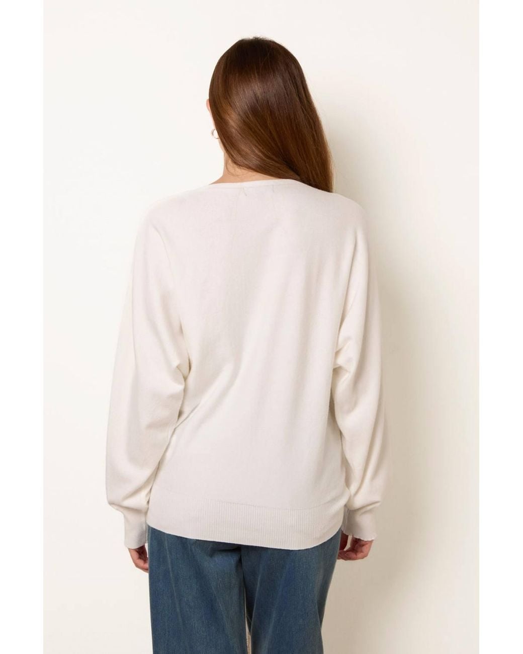 Blue Vanilla Natural Long Sleeve Round Neck Jumper