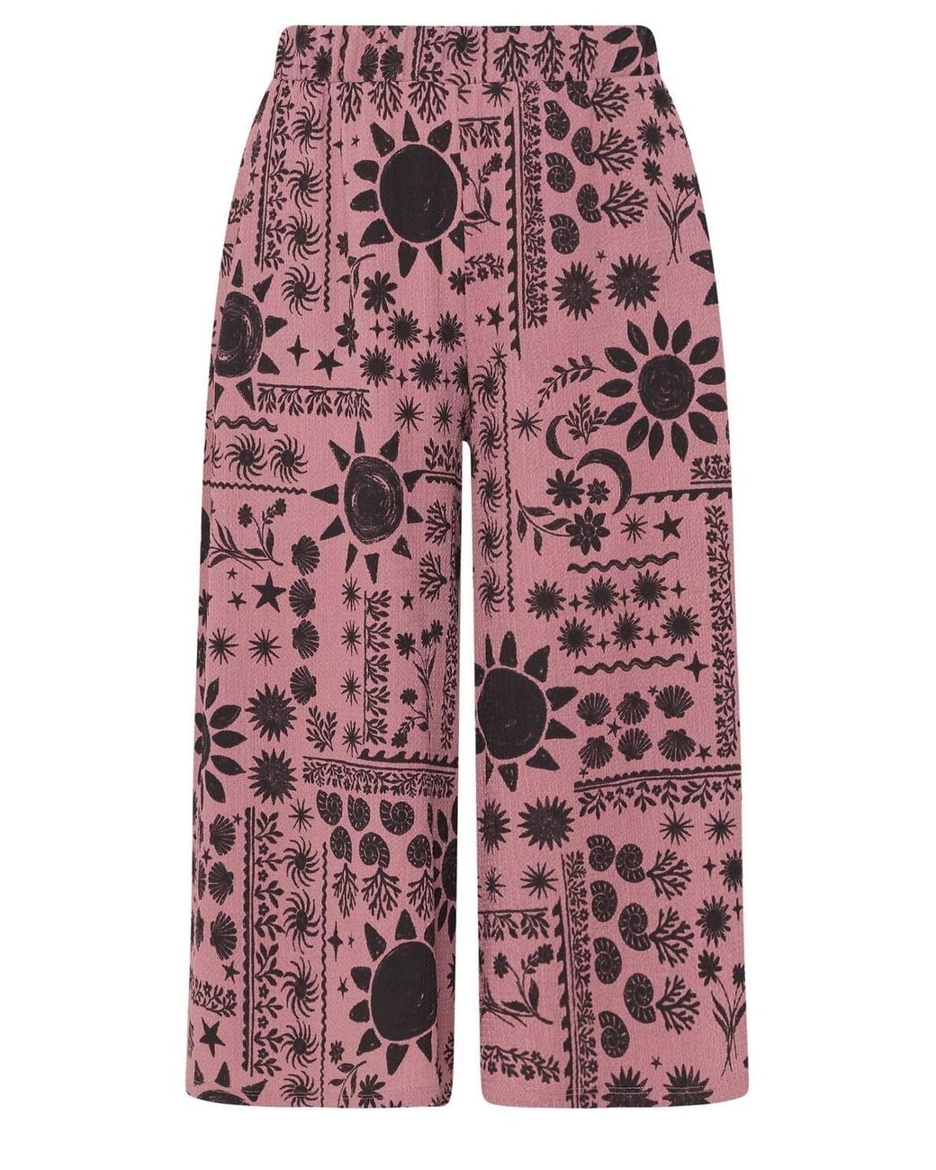 Yours Celestial Textured Culottes