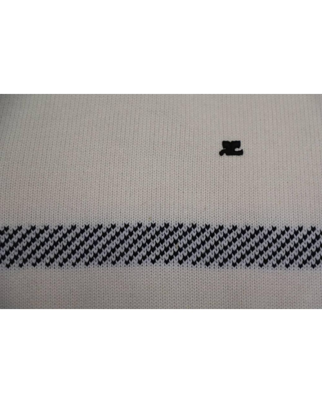 Courreges Black Preloved Turtleneck Knit Dress