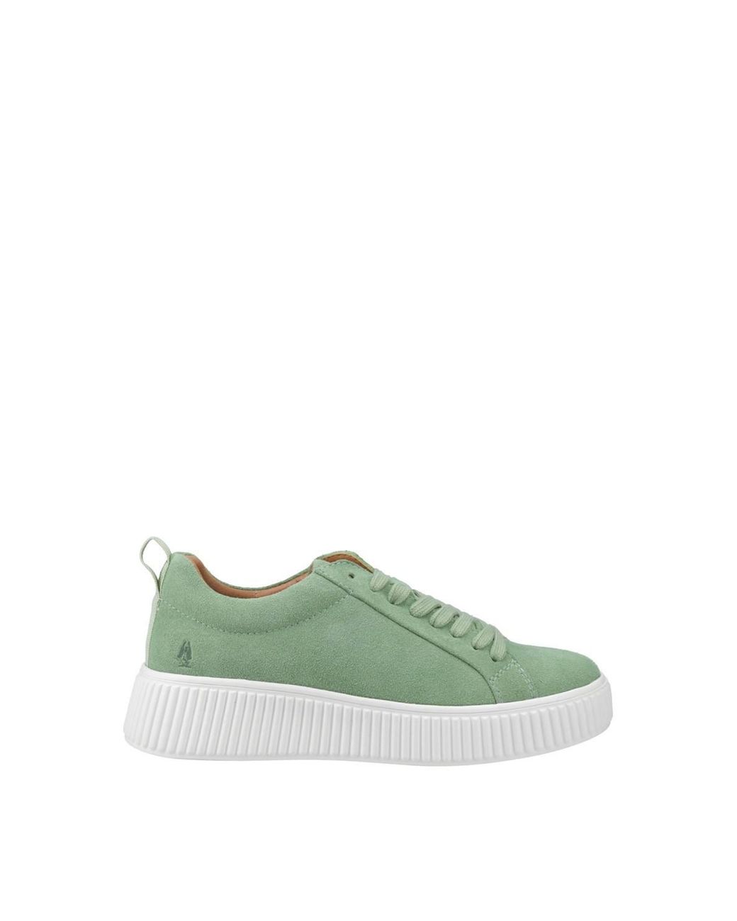 Hush Puppies Green Harlow Suede Sneaker