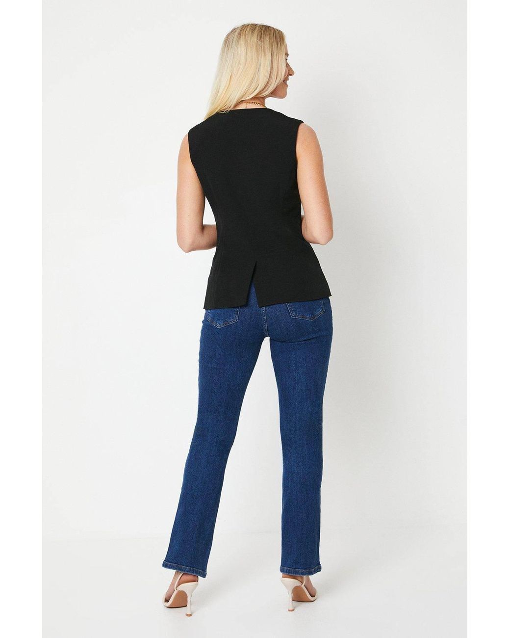 Dorothy Perkins Blue Comfort Stretch Bootcut Jeans