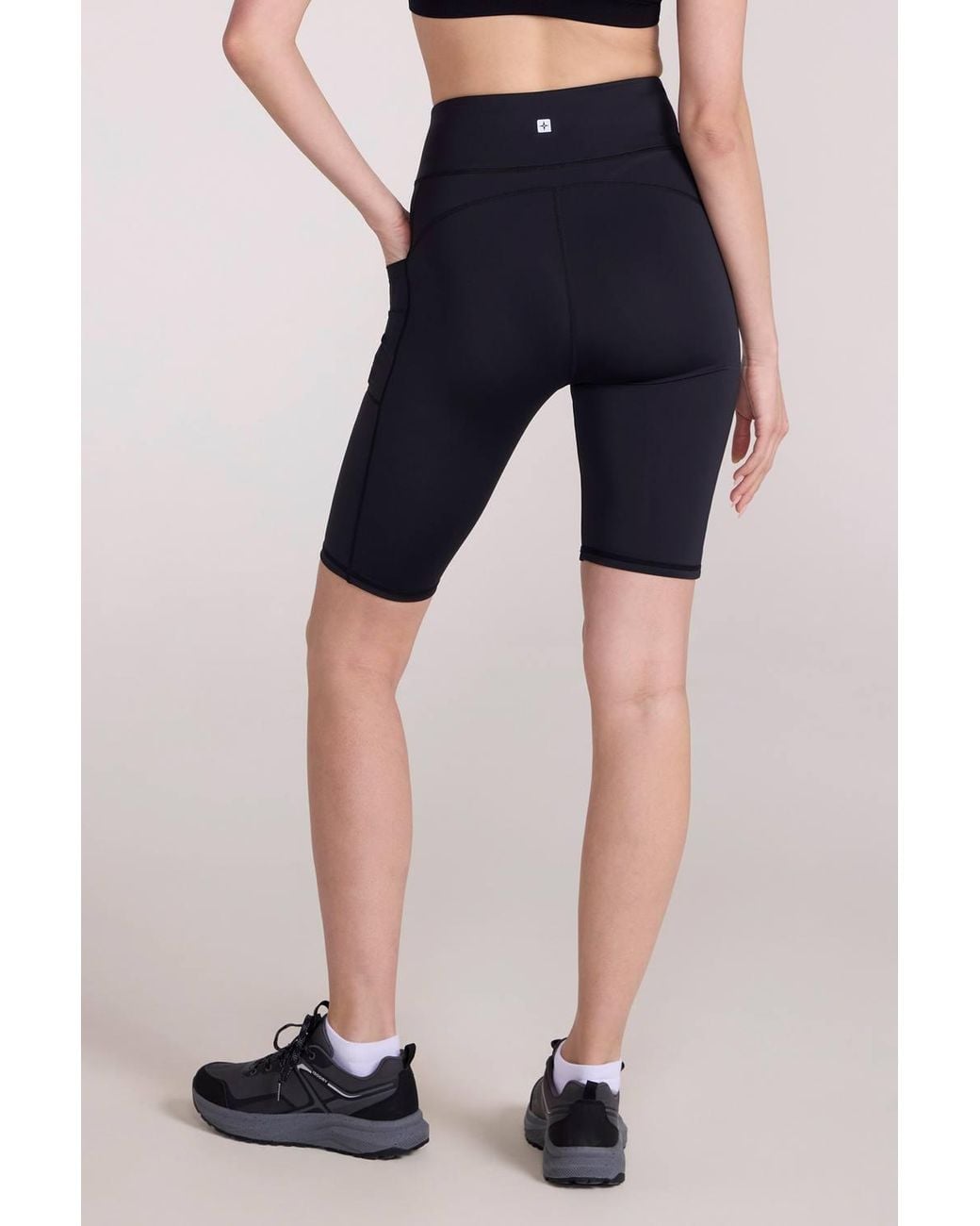 Mountain Warehouse Blue 'Bounce' Quick Dry High Waisted Gym Legging Shorts