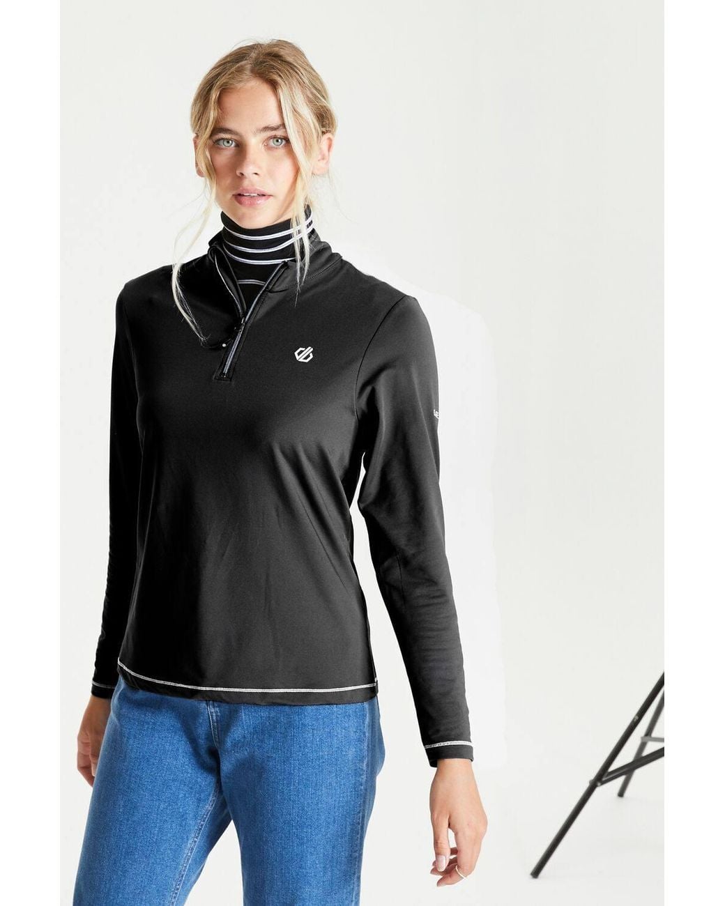 Dare 2b Blue Lowline Ii Lightweight Half Zip Stretch Midlayer