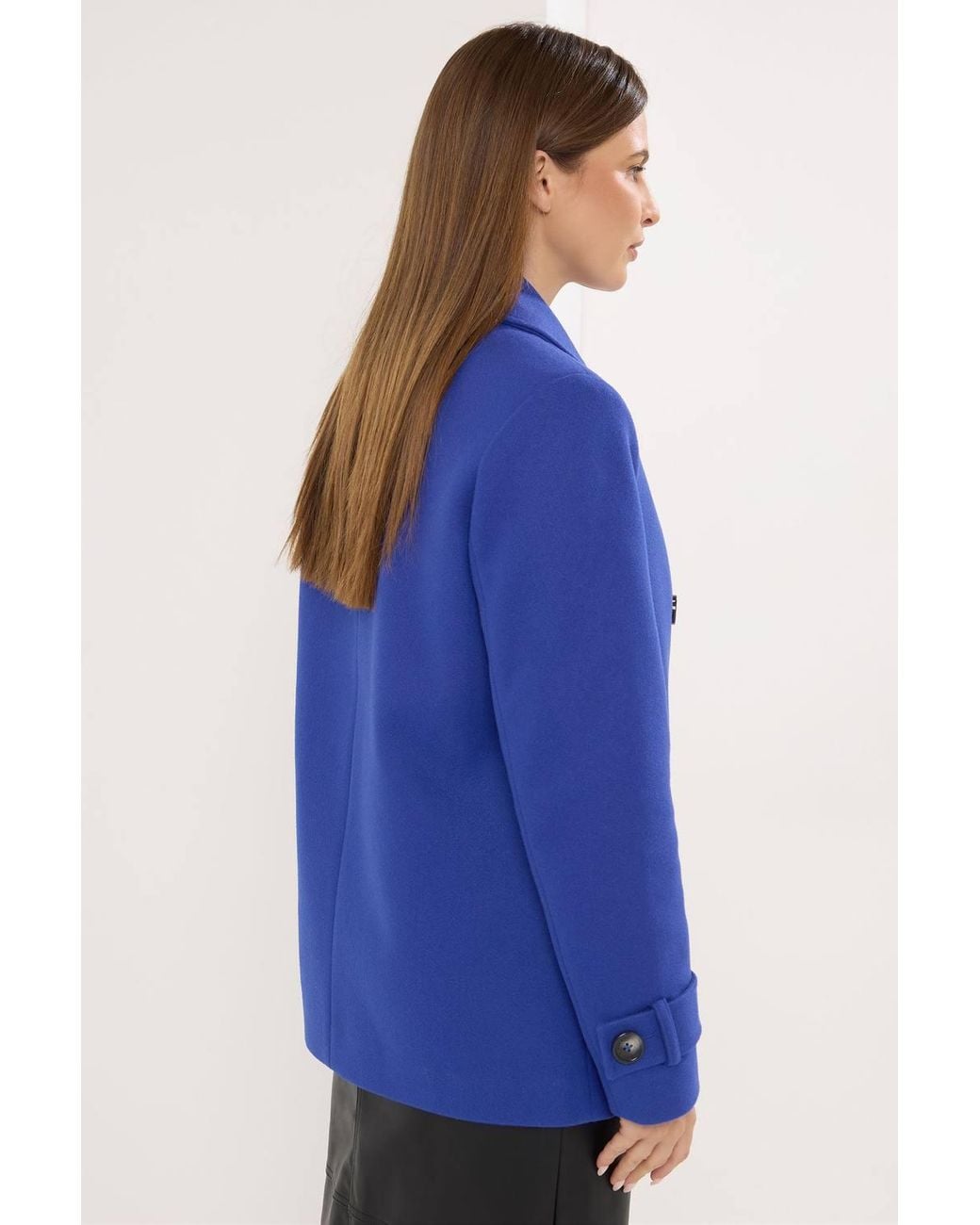 Star by Julien MacDonald Blue Pea Coat
