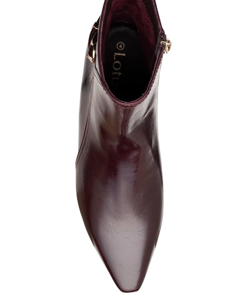 Lotus Brown 'Ripley' Heeled Ankle Boots