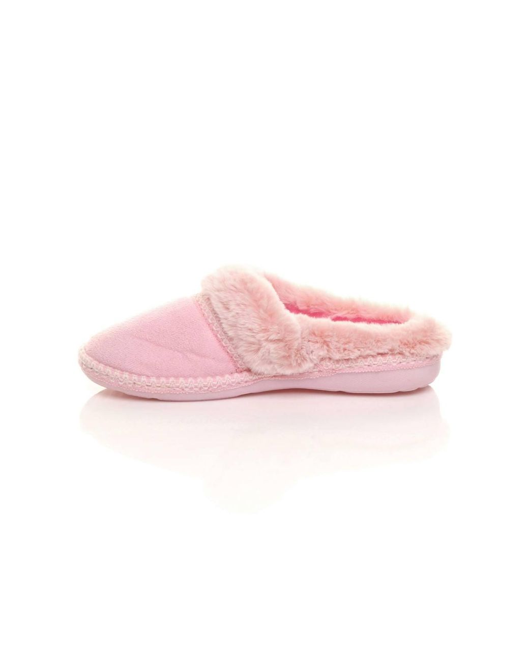 AJVANI Pink Flat Heel Slippers