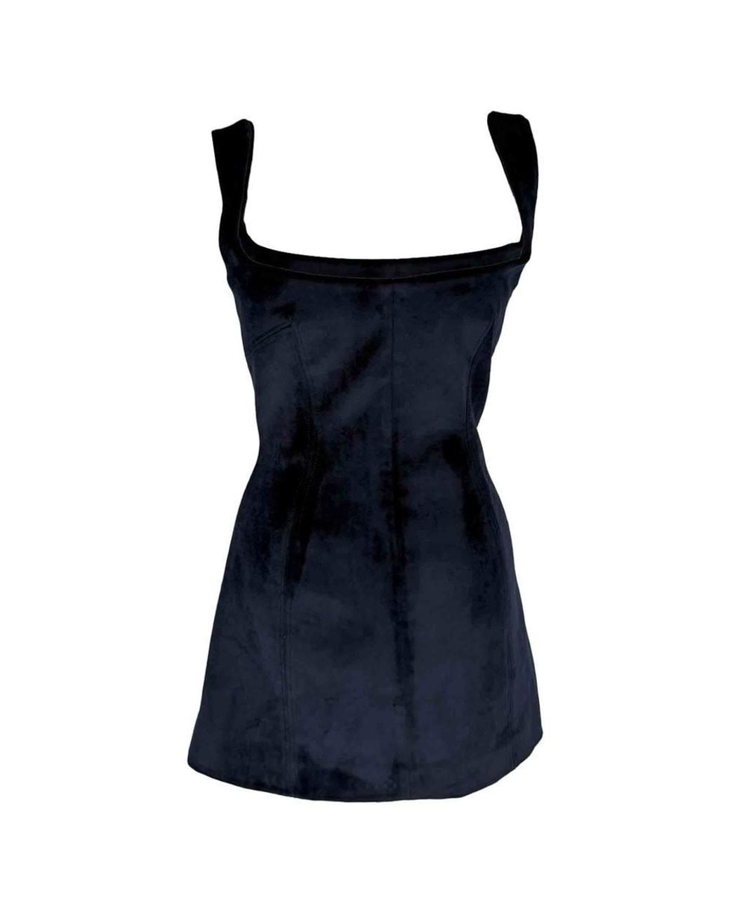 Galvan Blue Preloved London Spire Mini Dress