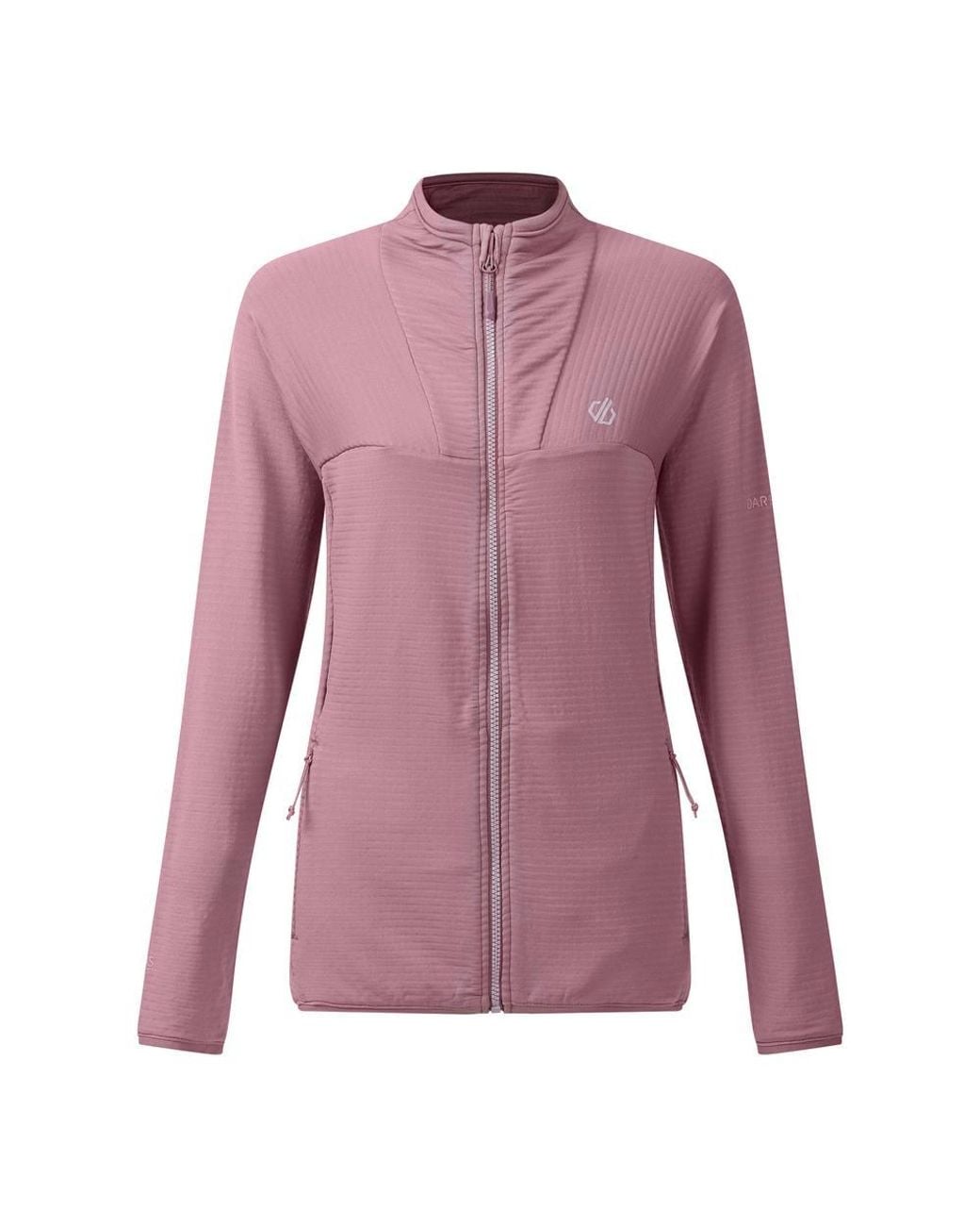 Dare 2b Purple Torrek Textured Full Zip Stretch Midlayer