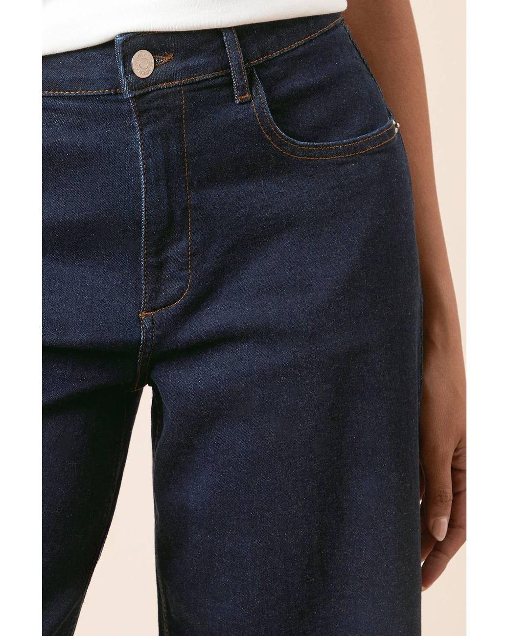 Dorothy Perkins Blue Wide Leg Denim Jeans