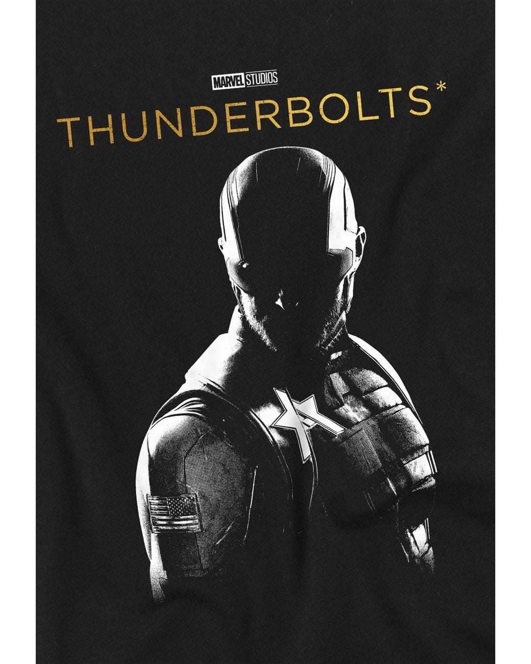 Marvel Black Thunderbolts John Walker Highlight Long Sleeve T-Shirt