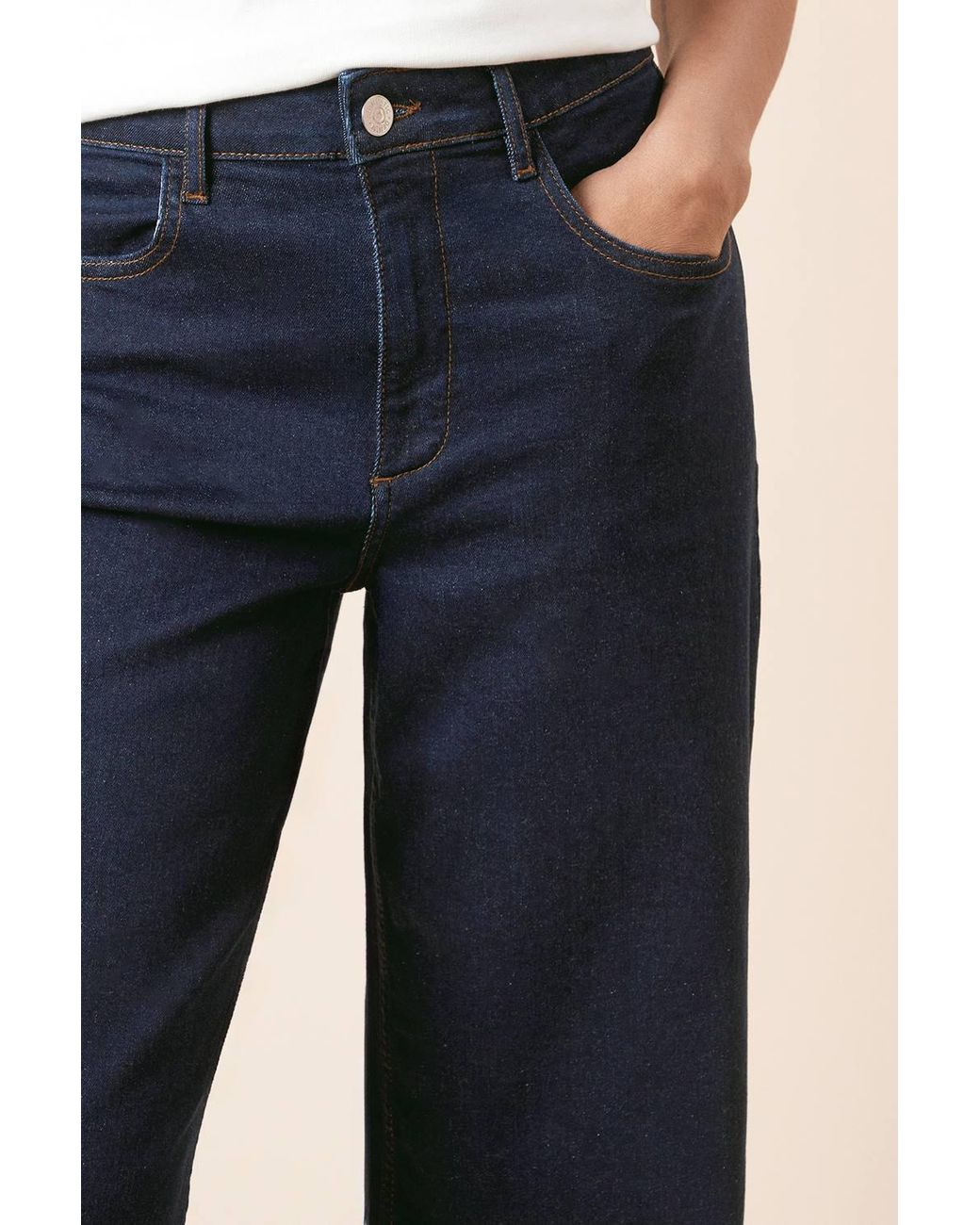 Dorothy Perkins Blue Wide Leg Denim Jeans