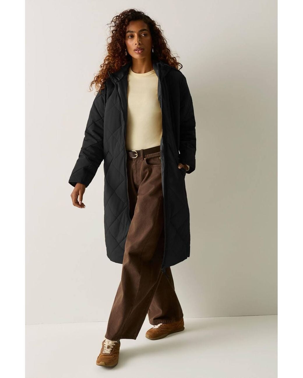 Regatta Black Hooded Elryse Quilted Jacket