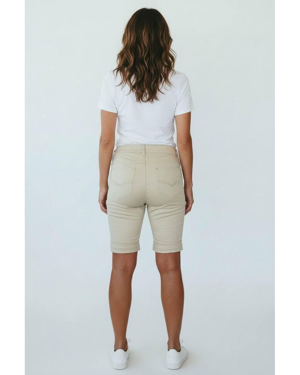 Paulo Due Natural Bermuda Chino Shorts