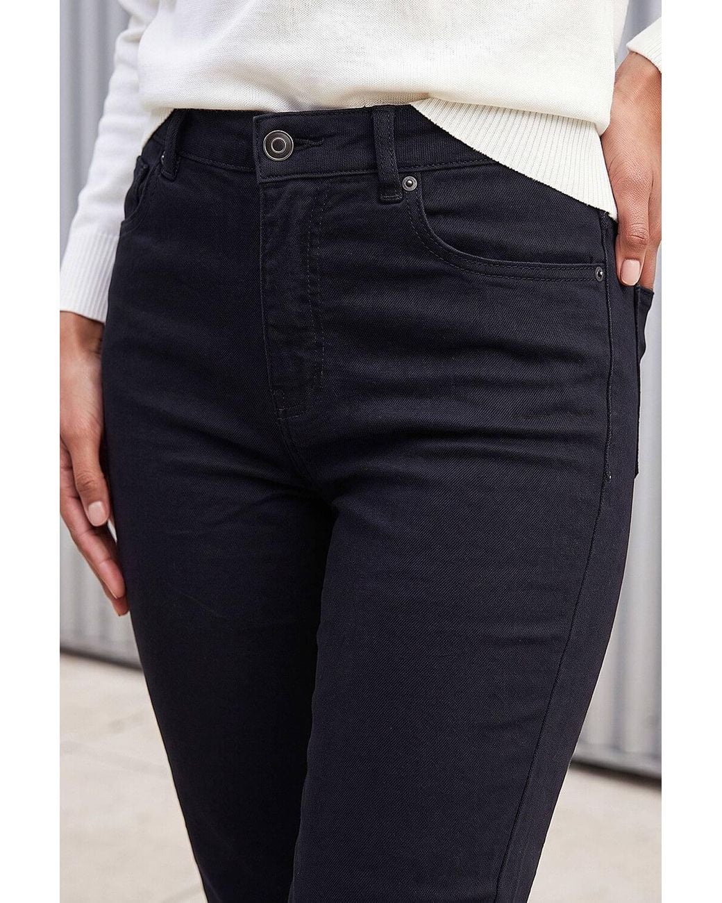 Roman Black Slim Leg Stretch Jeans