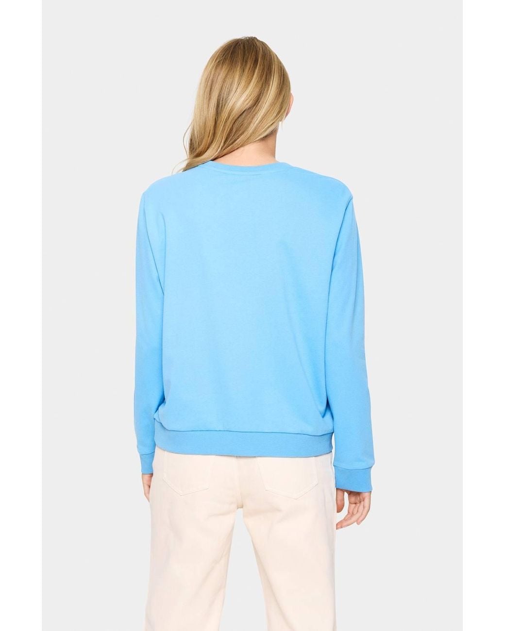 Saint Tropez Blue Inosz Sweatshirt Long Sleeve Sweatshirt