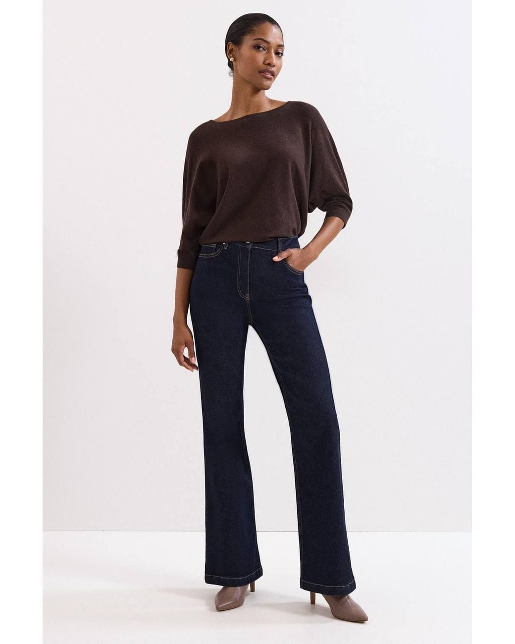 Phase Eight Black Cristine Knit Jumper