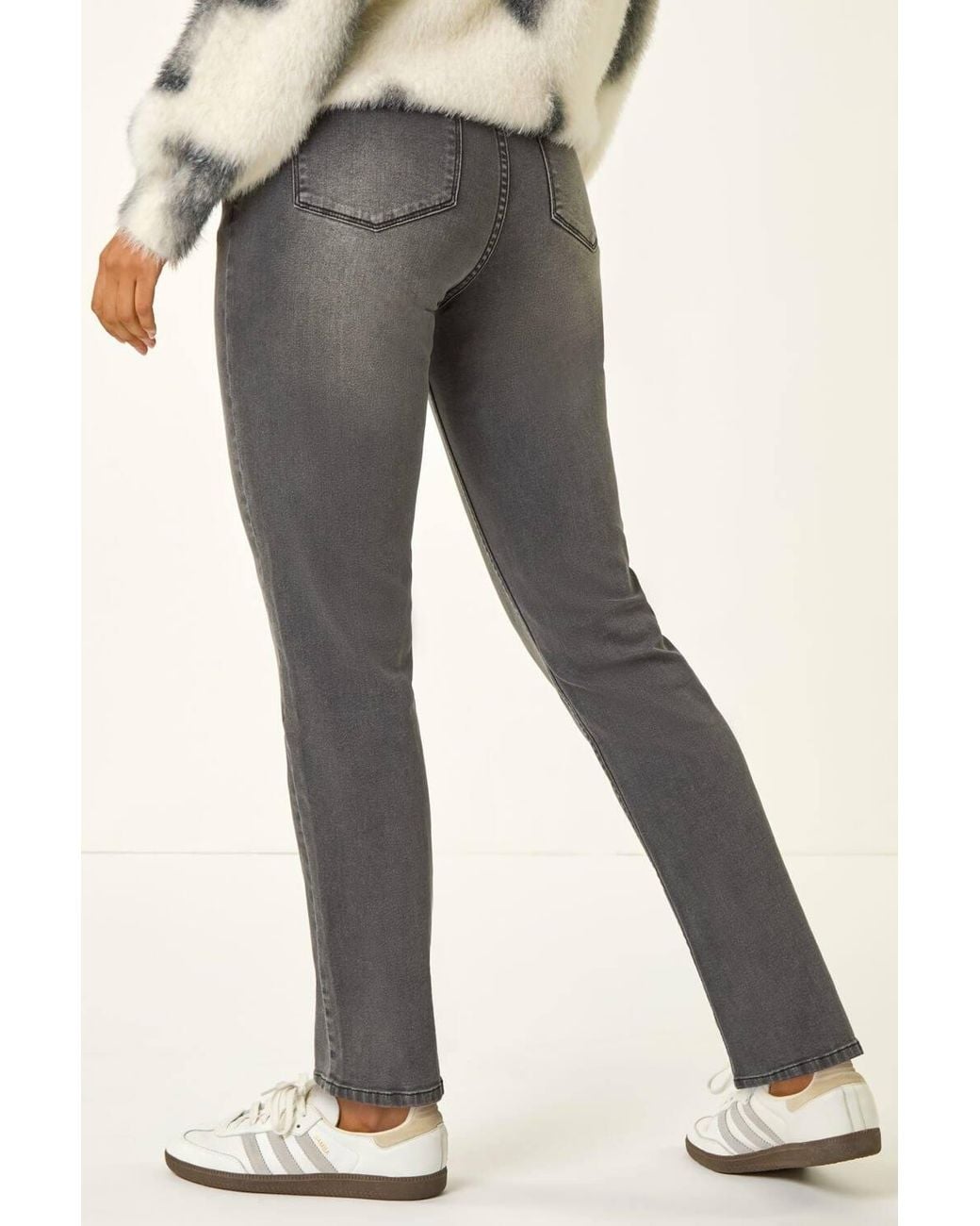 Roman Natural Slim Leg Stretch Mom Jeans