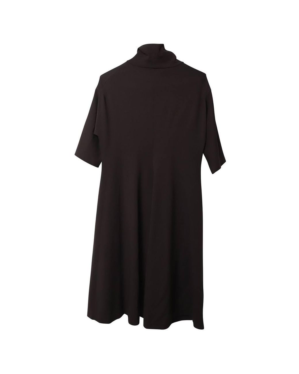 Jil Sander Black Preloved Turtleneck A-Line Dress