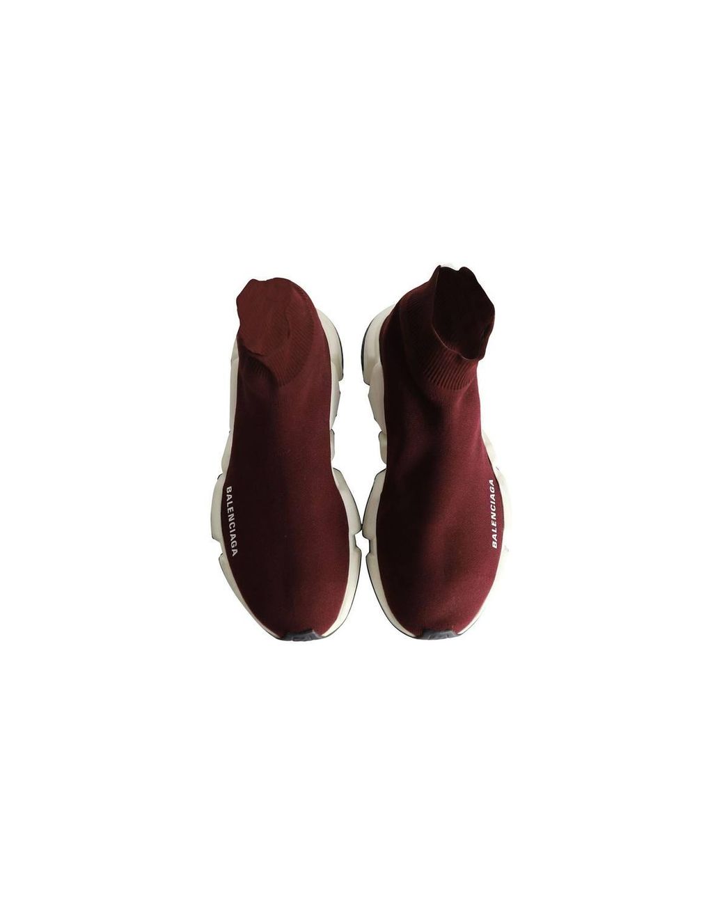 Balenciaga Brown Preloved Speed Sneakers
