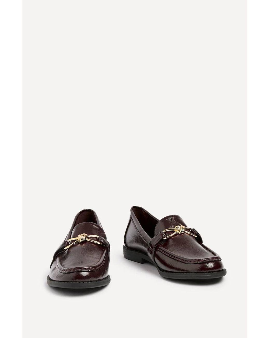 Linzi White Affluent Faux Leather Loafers