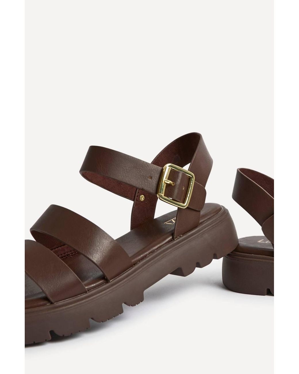 Linzi Brown Tayla Wide Fit Gladiator Sandals