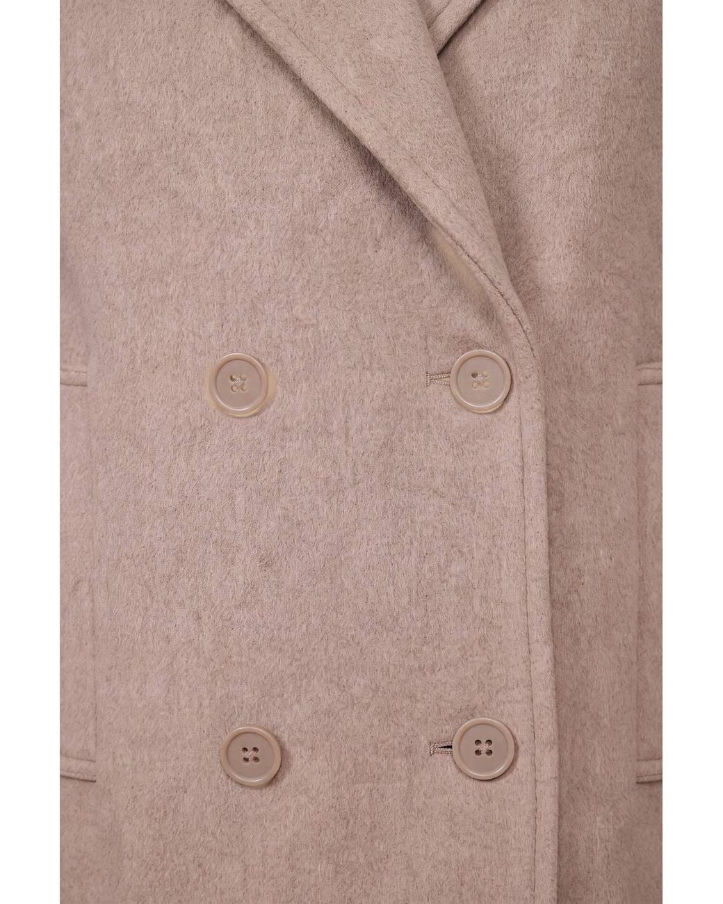 Dorothy Perkins Blue Relaxed Fit Double Breasted Coat
