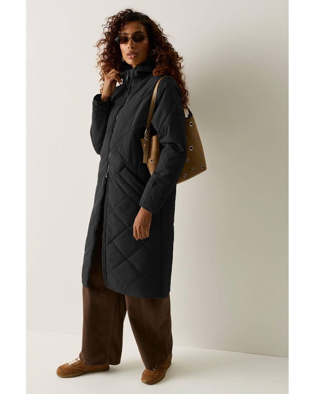 Regatta Black Hooded Elryse Quilted Jacket