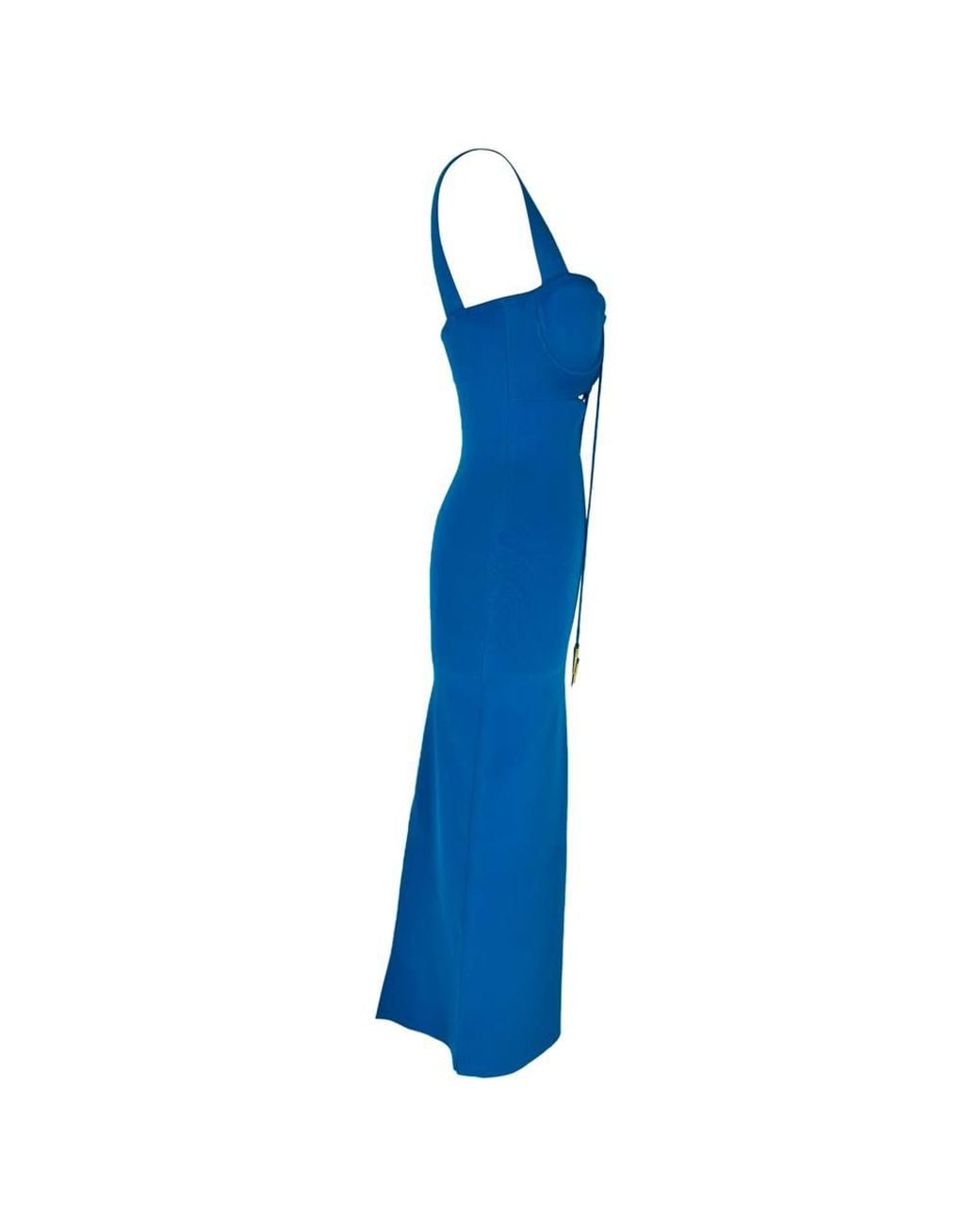 Galvan Blue Preloved London Kali Cutout Midi Dress