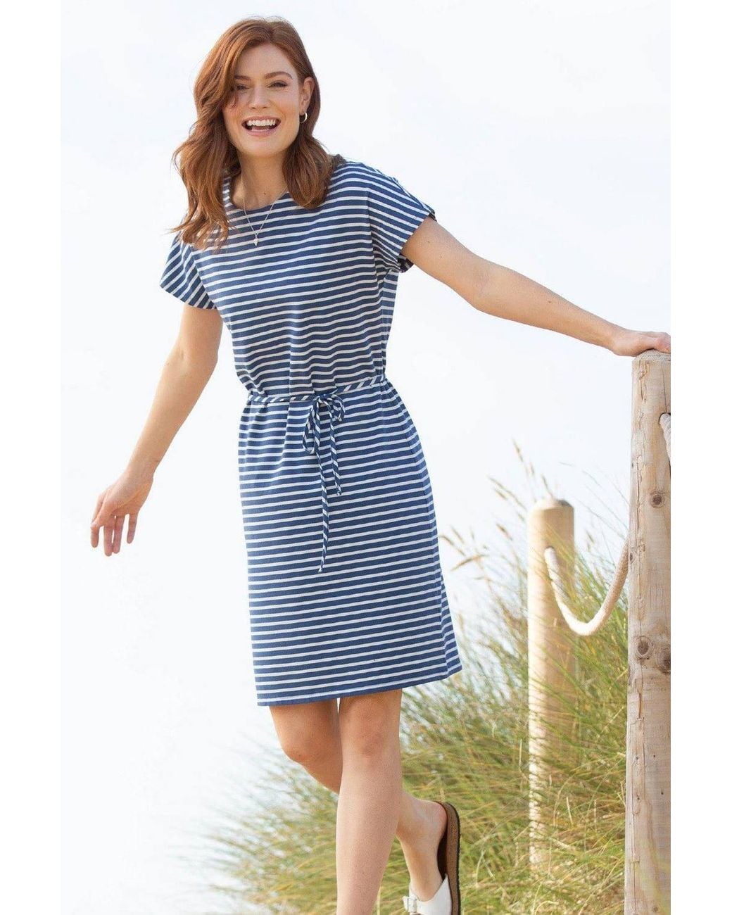 Kite Blue Chine Jersey Dress
