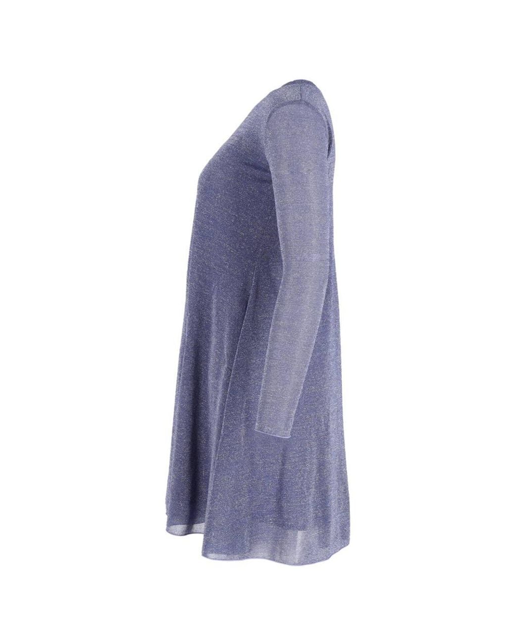 Max Mara Blue Preloved Long Sleeve Mini Dress
