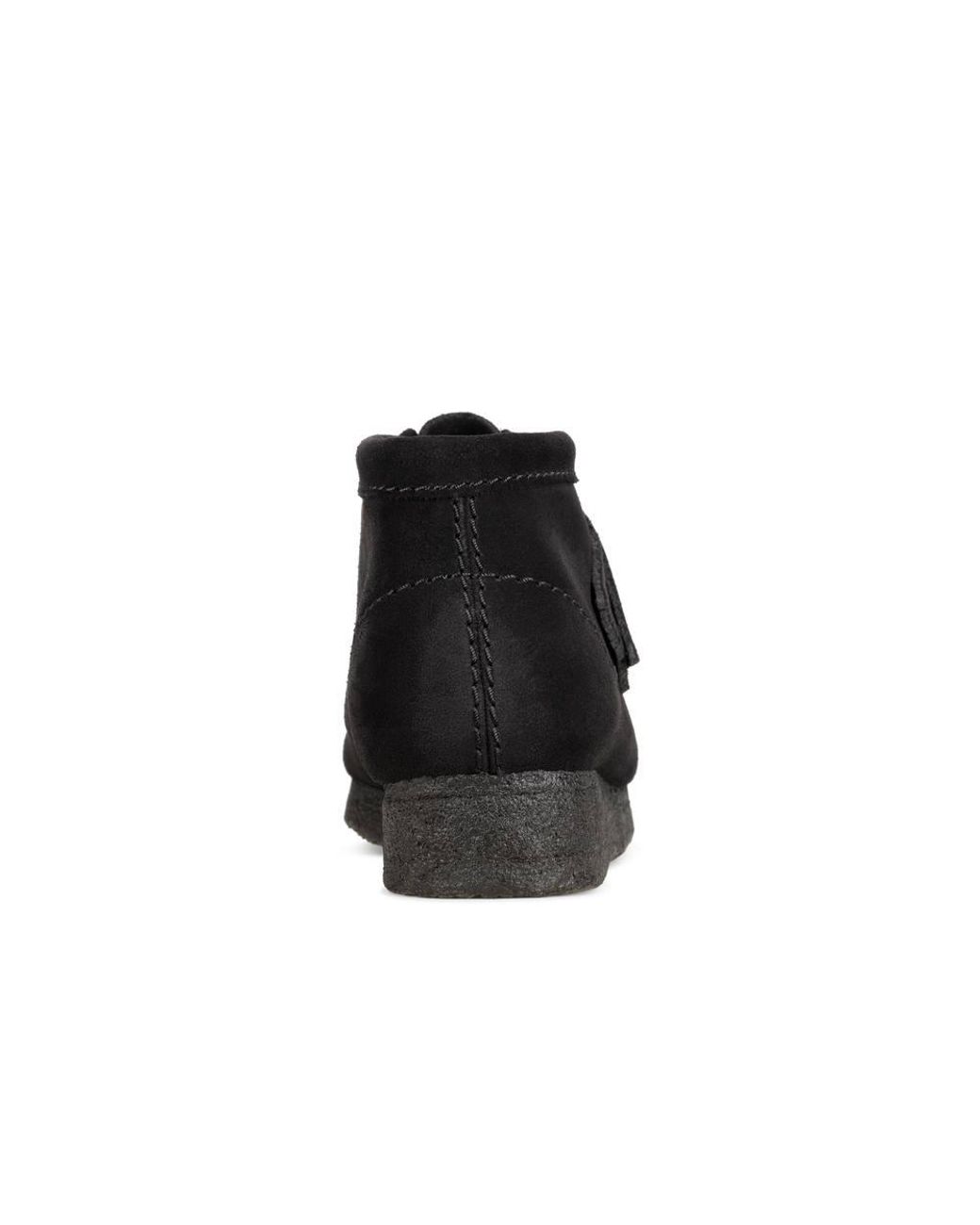 Clarks Black Wallabee Boot Suede Ankle Boots, Wallabee, Lace Up