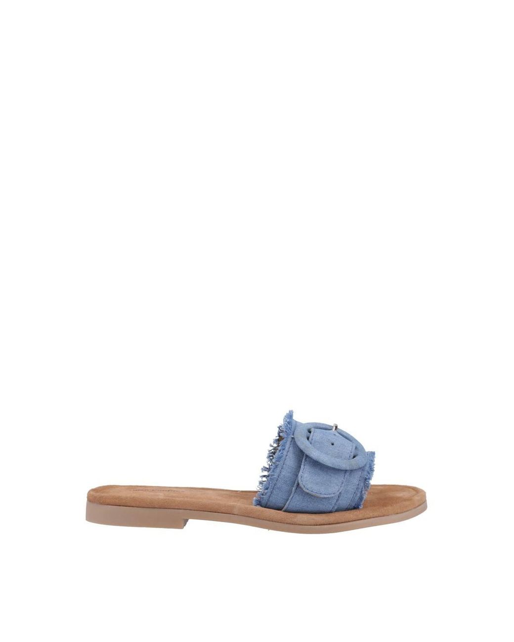 Hush Puppies Blue Hayley Buckle Slide
