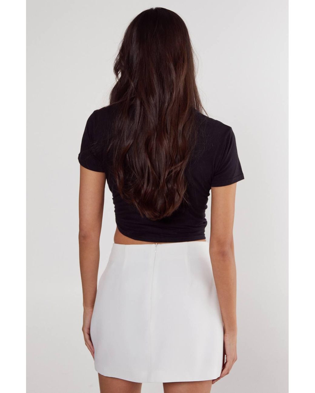 Nasty Gal White Star Diamante Detail Skirt