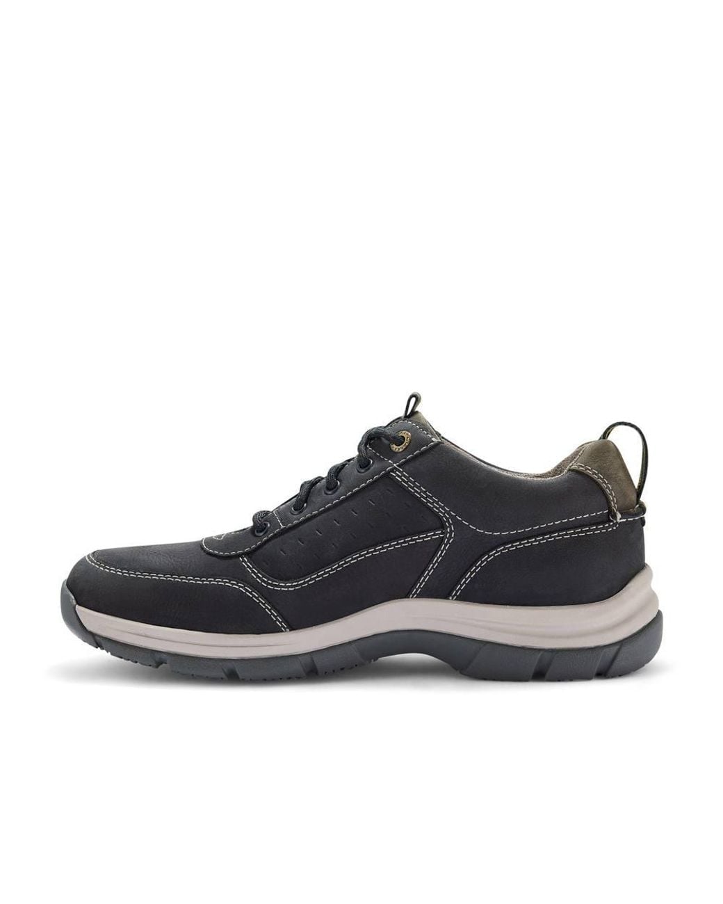 Clarks Black Spypath Ox Nubuck Trainers, Walking for men