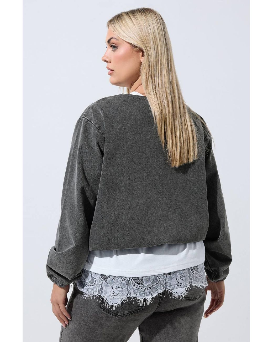 Yours Black Zip Barrel Jacket