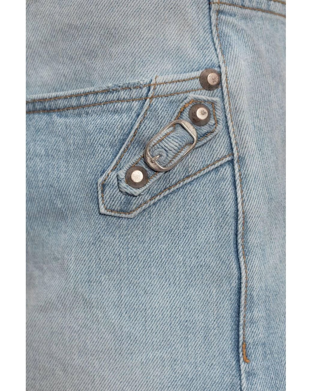 Balenciaga Blue Preloved Short Denim Skirt