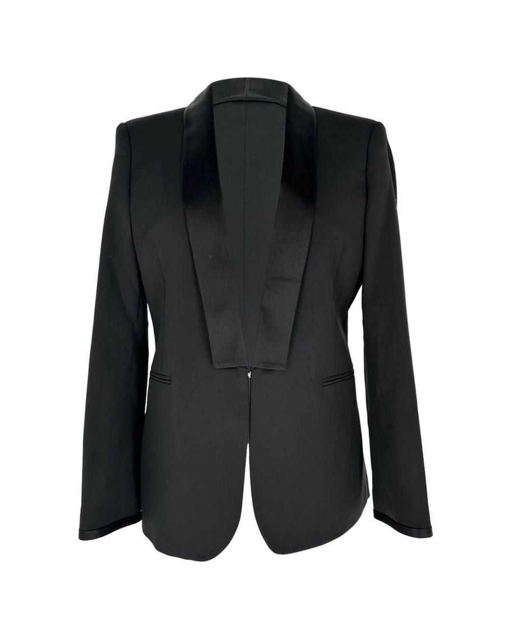 Gucci Black Preloved Deep V-Neck Blazer
