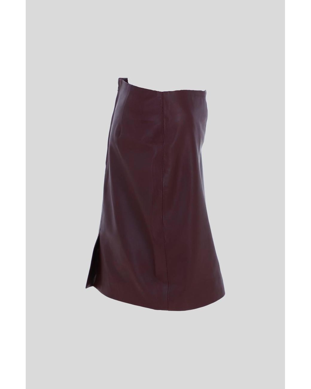 Ashwood Leather Brown 'Skirt 18' Stylish Leather Pencil Skirt