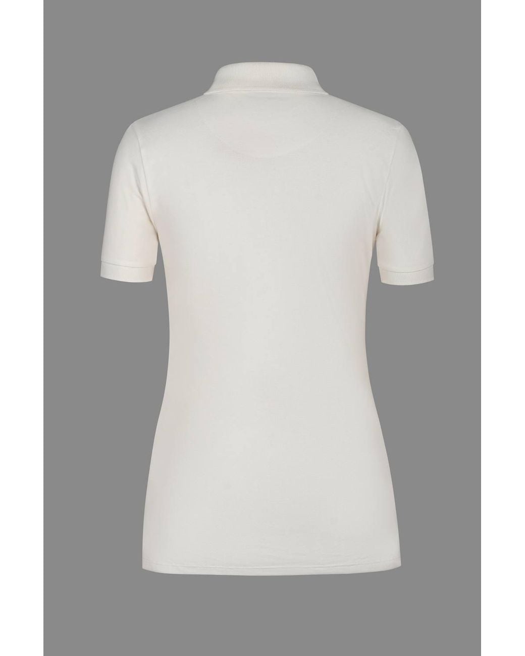 Enorsia Gray Short Sleeve Cotton Pique Polo Shirt