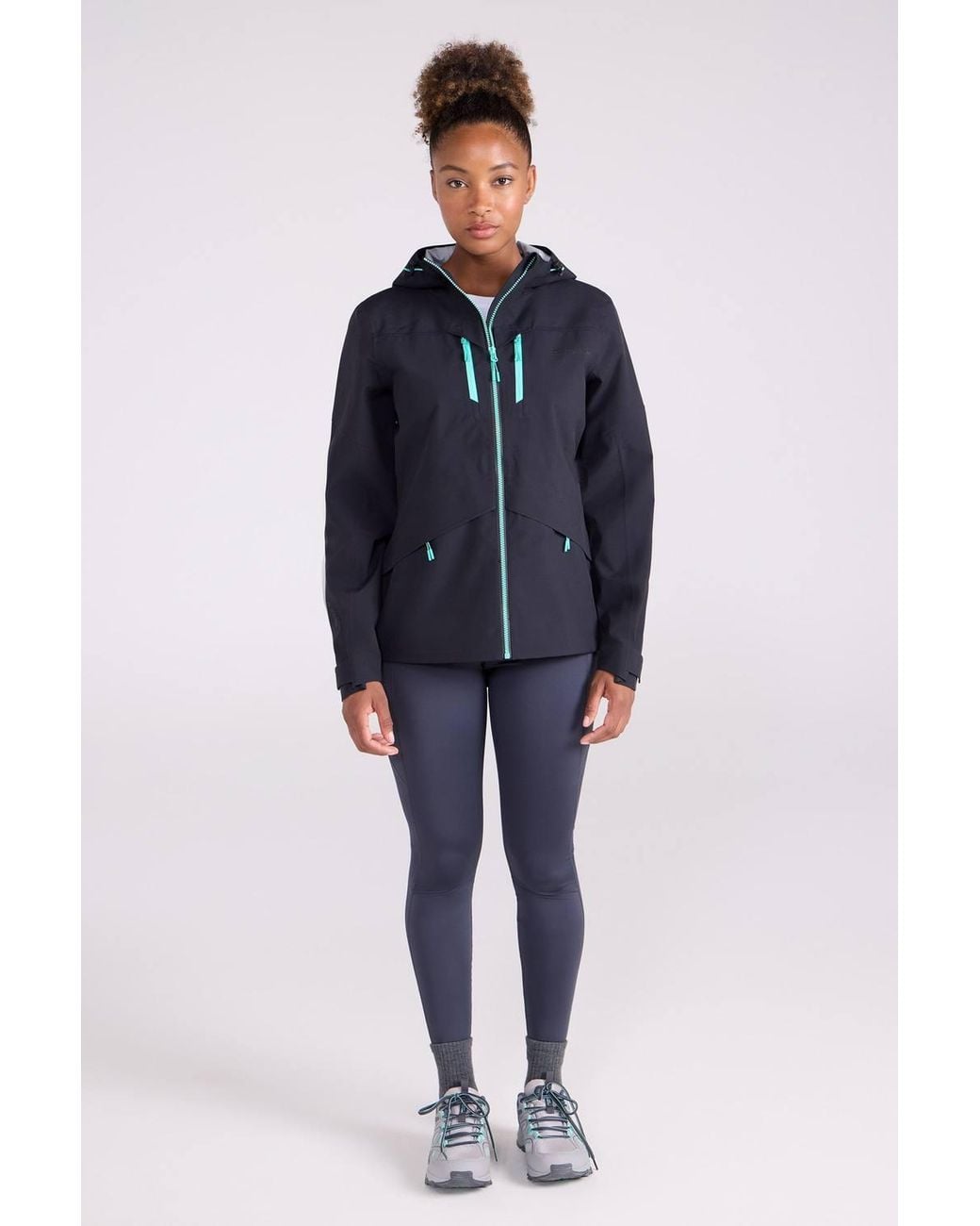 Mountain Warehouse Blue 'Rhine Extreme' Waterproof Breathable Hooded 3 Layer Winter Jacket