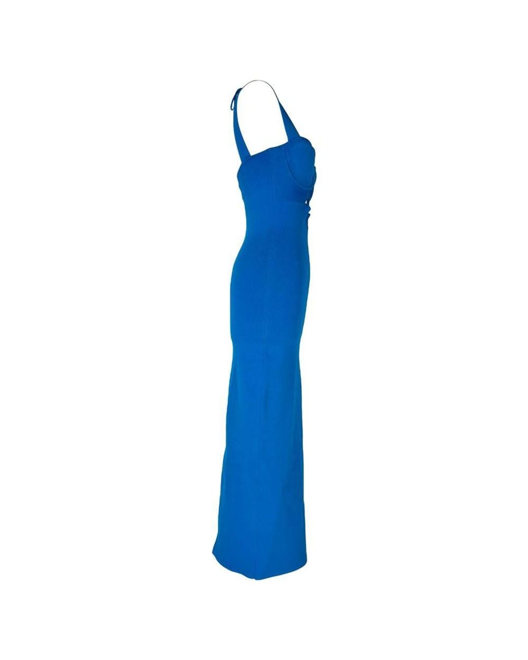 Galvan Blue Preloved London Kali Cutout Midi Dress