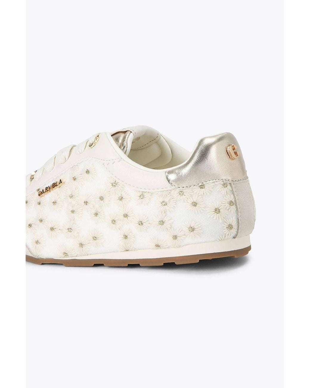 Carvela Kurt Geiger White 'Tivoli Daisy Sneaker' Trainers