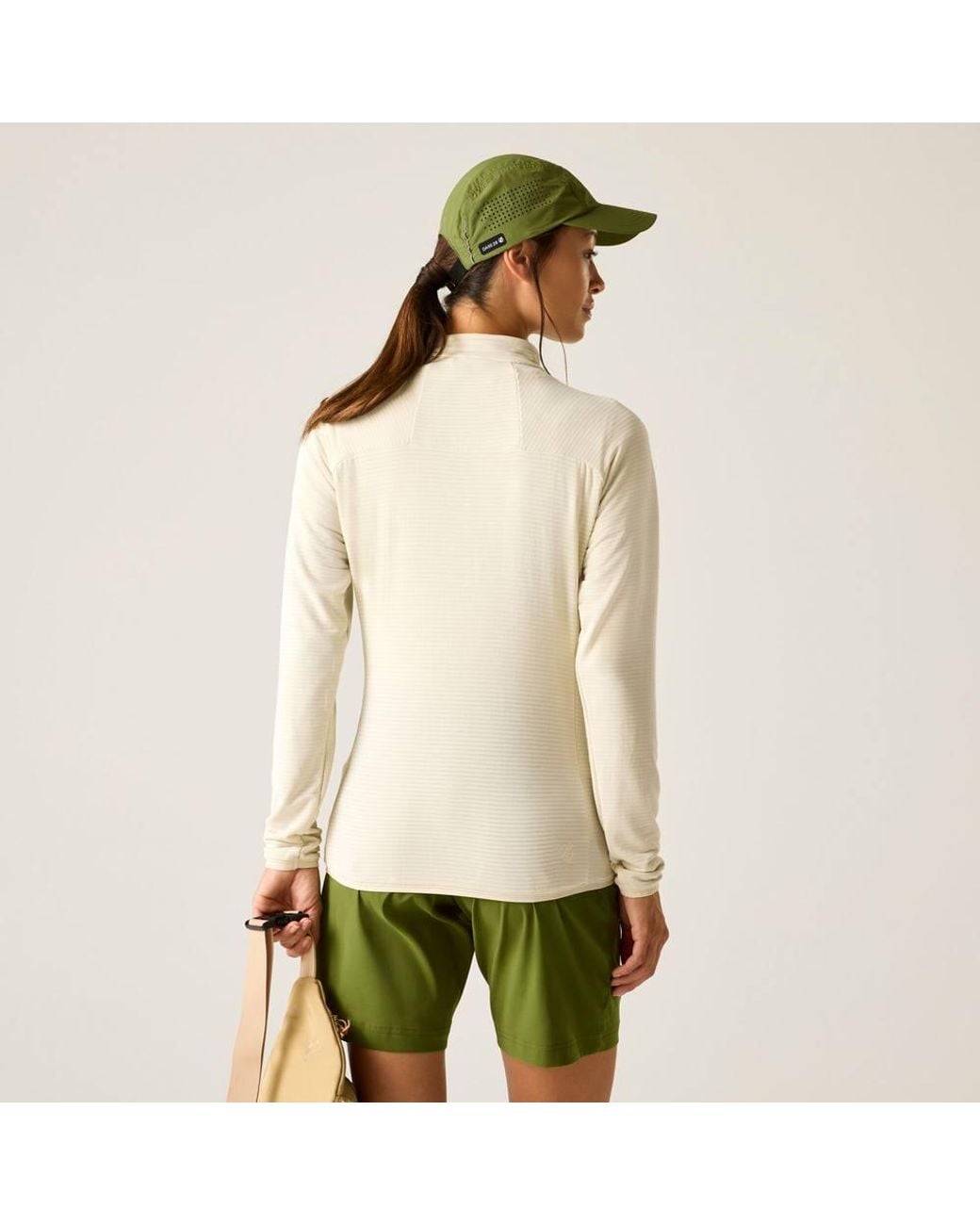 Dare 2b Green Torrek Textured Full Zip Stretch Midlayer
