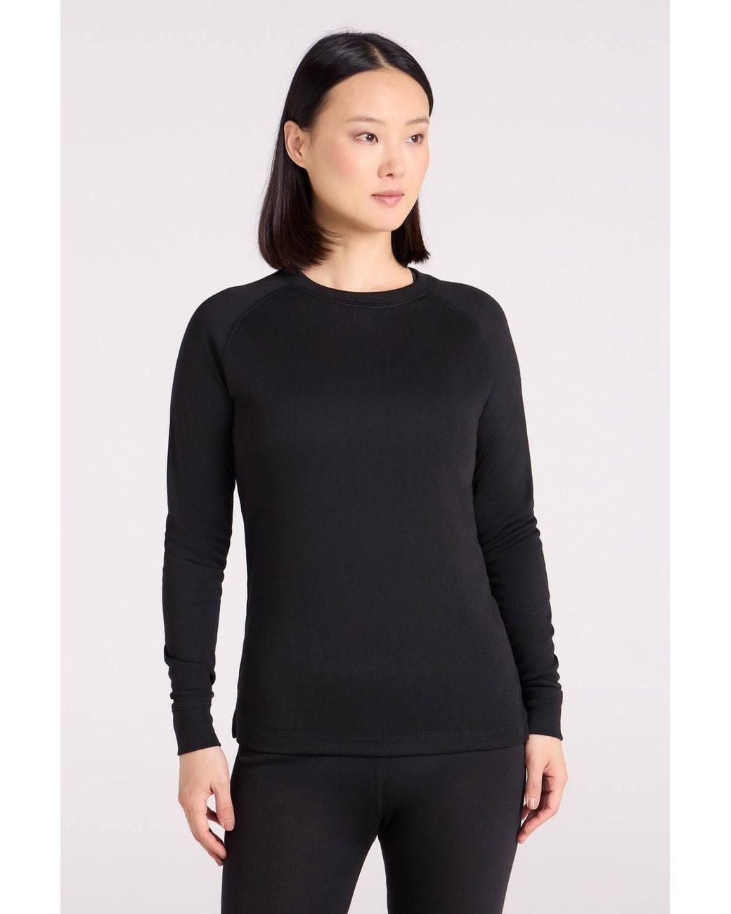 Mountain Warehouse Blue Talus Baselayer Top Long Sleeve Thermal Sweater