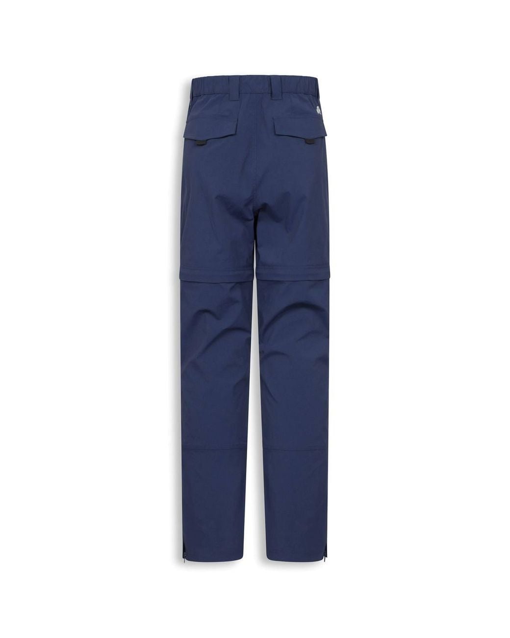 Mountain Warehouse Blue Lightweight Stretch Water Resistant Cargo Zip-Off Hiking Trousers