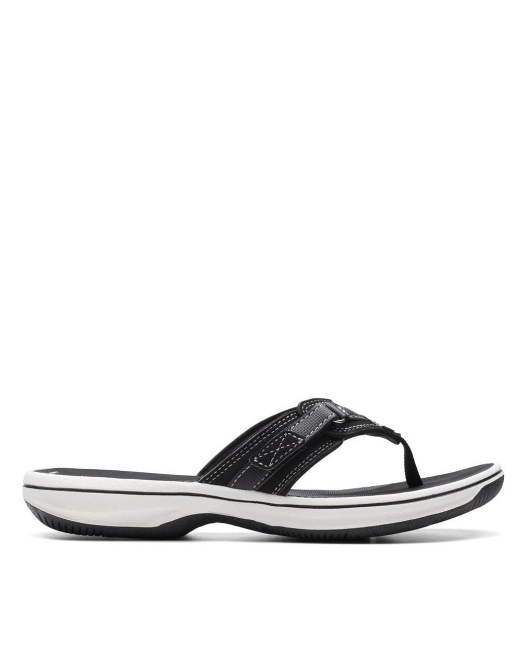 Clarks Blue Brinkley Sea Synthetic Flat Sandals