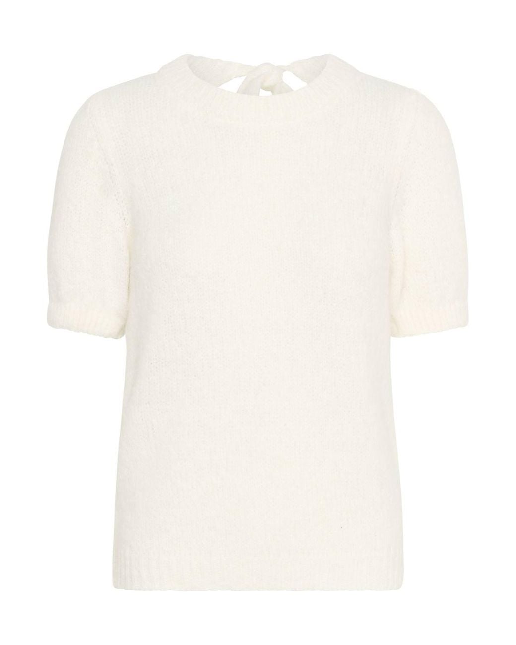 Kaffe Blue Kaemilie Tie Back Half Sleeves Pullover