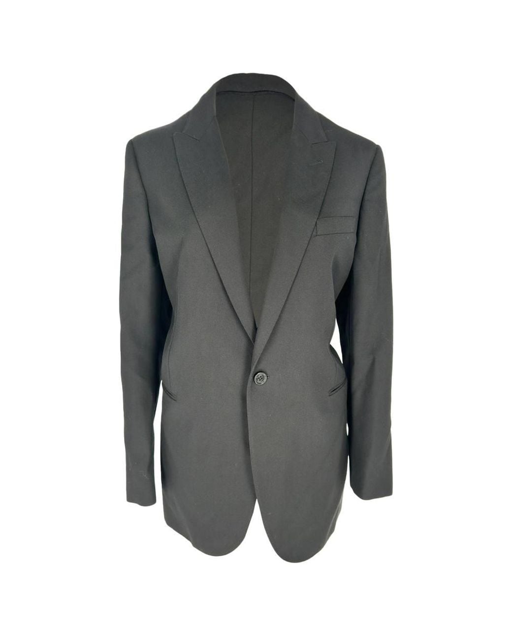 Céline Gray Preloved Single-Breasted Classic Blazer
