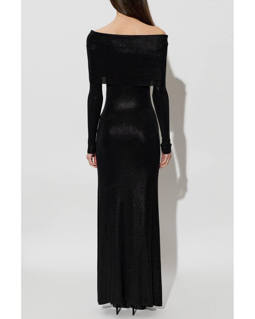 Balenciaga Black Preloved Dress W/ Shimmering Finish
