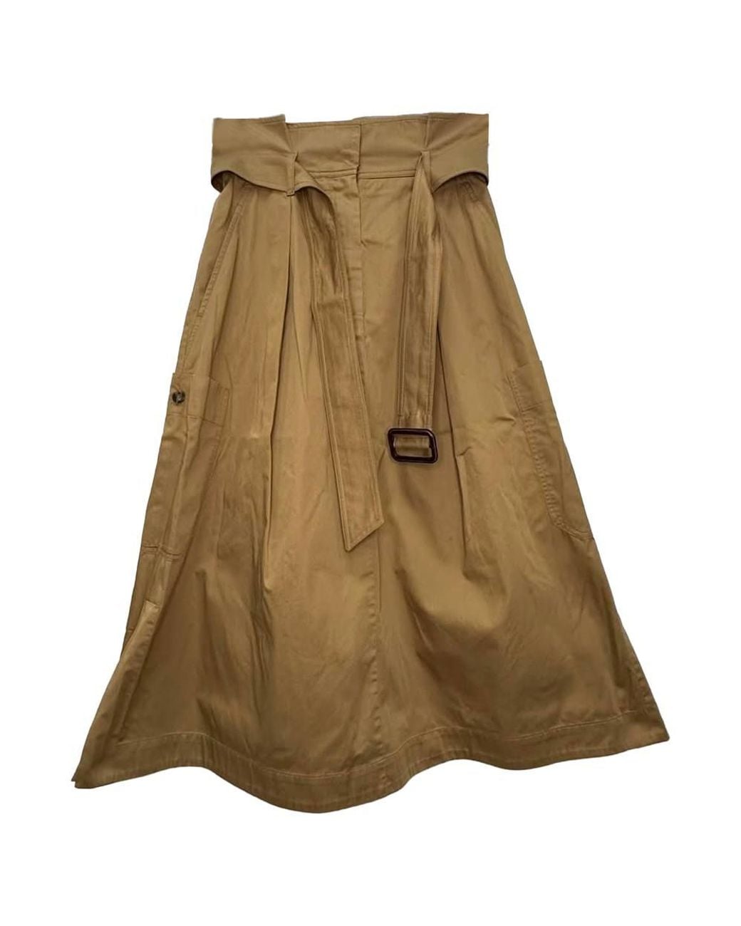 Max Mara Green Preloved Weekend Brusson Midi Skirt
